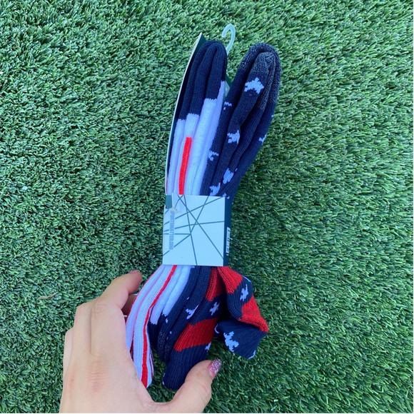 Dick’s Sporting Goods American Flag Crew Socks 2 Pack - Picture 3 of 8